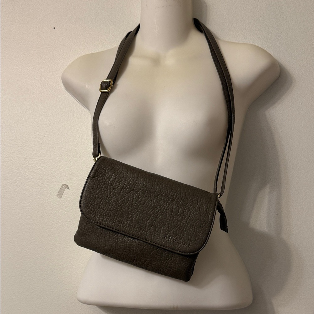 Minicat Chic Dark Brown Crossbody Bag